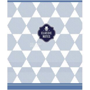 Школьник Classic Notes, 1 шт., Тетрадь в клеточку, 60 листов, в ассортименте