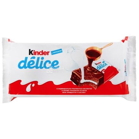 Kinder, пирожное бисквитное, Delice