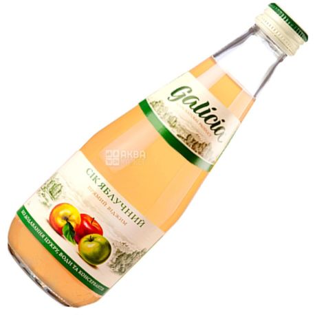 Galicia, 0.3 l, juice, apple, glass