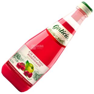 Galicia, 0,3 л, Сік натуральний Яблучно-Вишневий Галіція, без цукру, скло