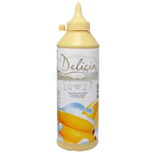 Delicia, Банан, 600 г, Делиция, топпинг с фруктовым ароматом