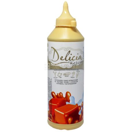 Delicia, 600 g, topping, Caramel
