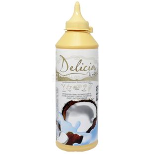 Delicia, Кокос, 600 г, Делиция, топпинг, ароматизированный