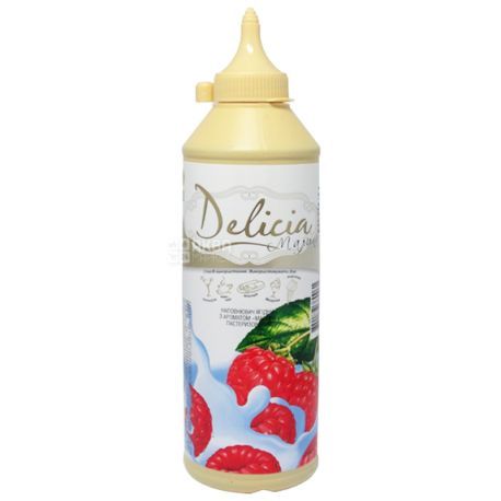  Delicia, Малина, 600 г, Деліція, Топпінг з фруктовим ароматом