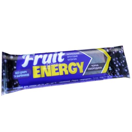 Витапак, Fruit Energy, 30 г, Батончик, Черная смородина