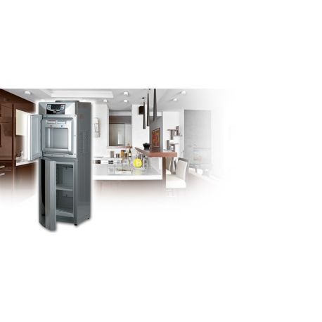 Ecotronic C3-LFPM Silver / Black, кулер для води підлоговий