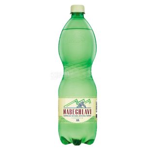 Nabeghlavi, 1л, Набеглаві, Упаковка 6 шт., Вода мінеральна сильногазована, ПЕТ