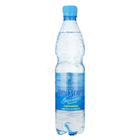 Прозора, 0,5 л, Упаковка 12 шт., Вода минеральная негазированная, ПЭТ