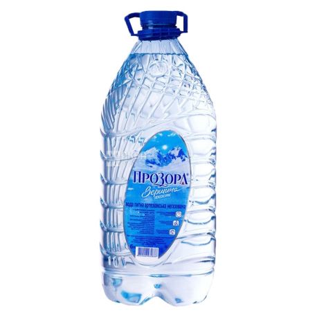 Прозора, 6 л, Упаковка 10 шт., Вода минеральная негазированная, ПЭТ