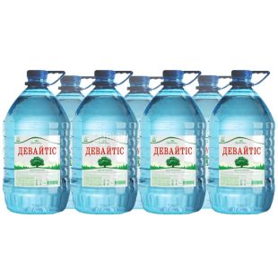 Девайтіс, 5 л, Упаковка 10 шт., Вода мінеральна негазована, ПЕТ