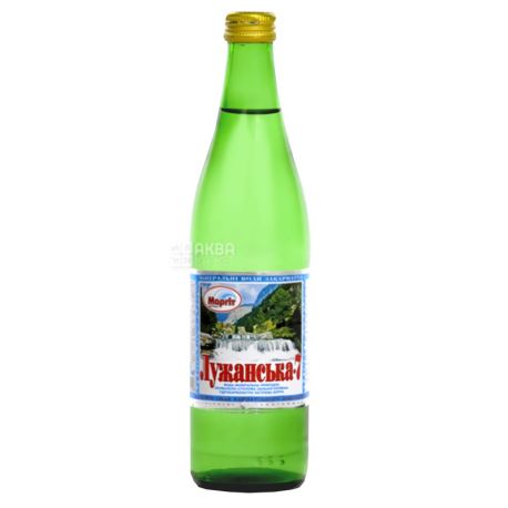 Лужанская-7, 0,5 л, Упаковка 11 шт., Вода минеральная газированная, стекло