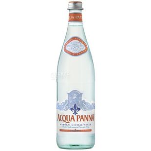 Acqua Panna, упаковка 12 шт. по 0,75 л, негазированная вода, стекло