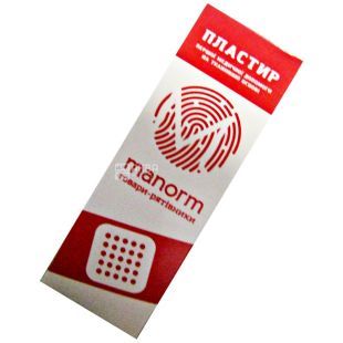 Манорм, 10 шт., Пластир на тканинній основі, тілесний