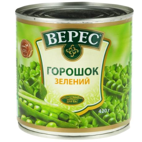 Верес, 400 г, горошок, зелений