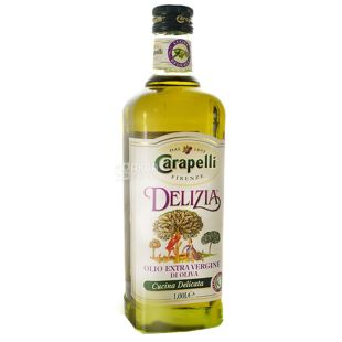 Carapelli Delizia, 1 л, Масло оливковое, стекло