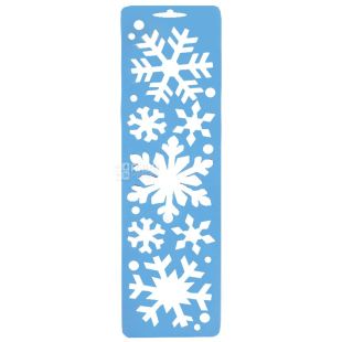 Amscan, трафарет-декорация, Снежинки, м/у