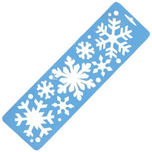 Amscan, трафарет-декорация, Снежинки, м/у