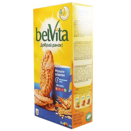 Belvita, 300 г, печенье, мультизлаковое