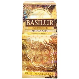 Basilur, Masala, 100 г, Чай Базилур, Масала, черный со специями