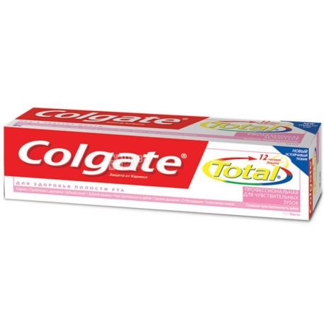 Colgate, Pro-sensitive, 100 мл, Зубна паста для чутливих зубів