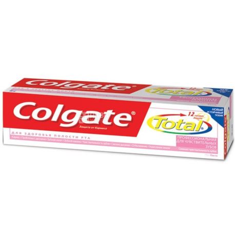 Colgate, Pro-sensitive, 100 мл, Зубная паста для чувствительных зубов