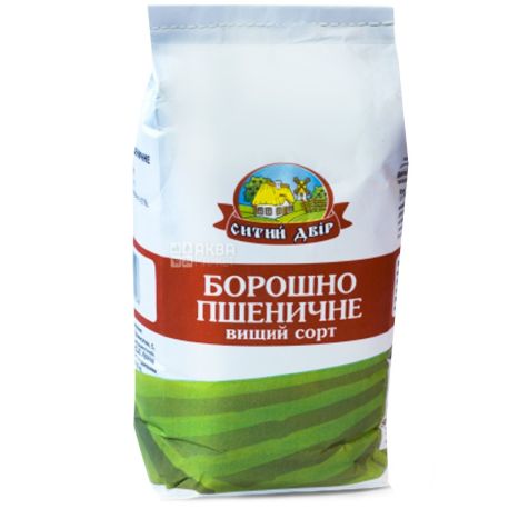 Ситий Двір, Борошно пшеничне, вищий сорт, 2 кг