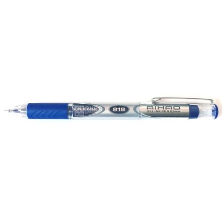 AIHAO, 6 шт., 0,5 мм, ручка гелева, Синя