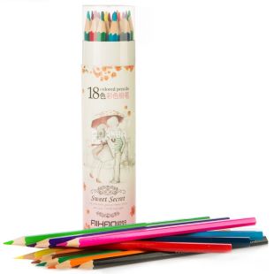  AIHAO, Набір кольорових олівців, 18 шт.