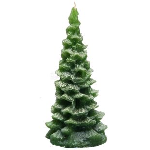 Natali Candles, 4,5х9,5 см, свеча, Ель колючая, Зеленая, м/у