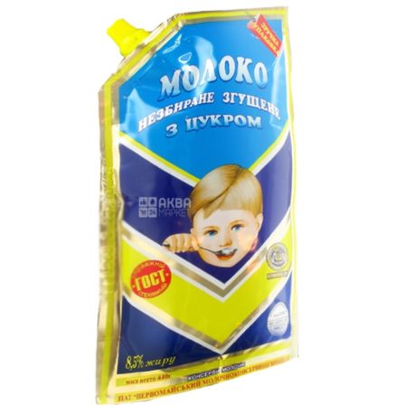 Первомайский МКК, 440 г, Молоко сгущенное цельное с сахаром 8,5%