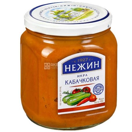 Нежин, 450 мл, икра, кабачковая
