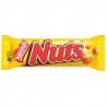 Nuts Single, 42 г, Натс, Батончик шоколадный с карамелью и цельными орехами 