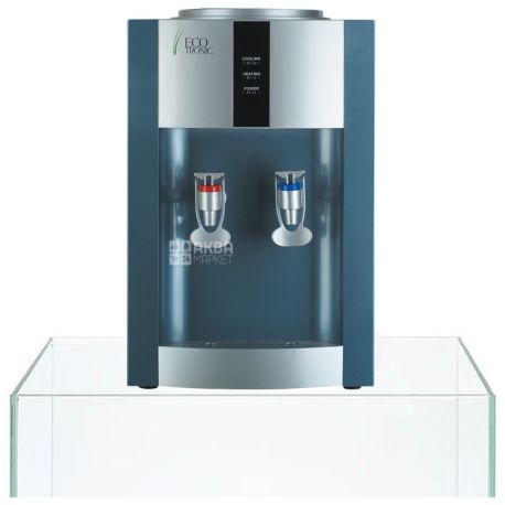 Ecotronic H1-T Silver, Кулер для води з компресорним охолодженням, настільний
