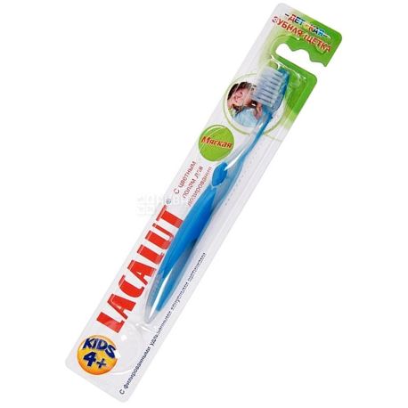 Lacalut, Kids, 1 шт., Дитяча зубна щітка, м'яка, від 4 років