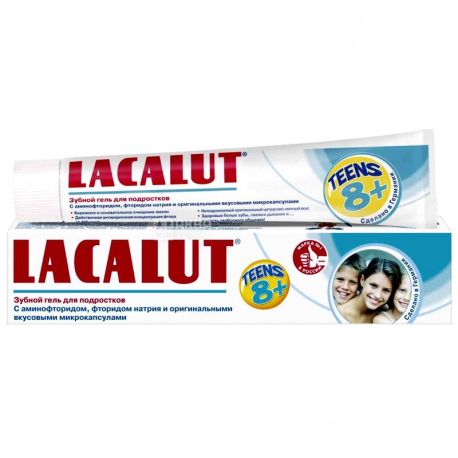 Lacalut, Teens, 50 мл, Зубна паста для дітей від 8 років