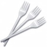 Промтус, Вилка пластиковая, белая, 100шт.