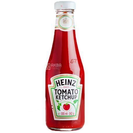 Heinz, 300 мл, кетчуп, томатный, стекло