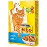 Friskies, 300 г, Корм для котов, с лососем и овощами, сухой