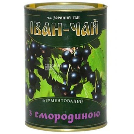 Зоряний гай, 100 г, иван-чай, ферментированный, со смородиной, ж/б