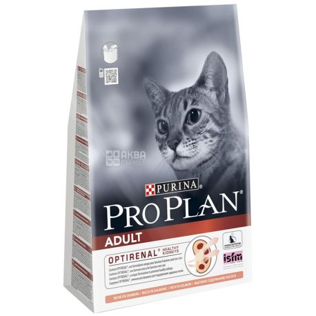 Pro Plan, 1,5 кг, корм для котов, Adult, Salmon