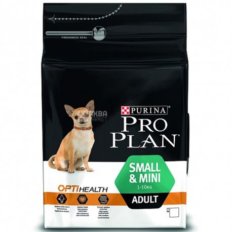 Pro Plan, Adult Small & Mini, 3 кг, Корм для собак малых пород, с курицей