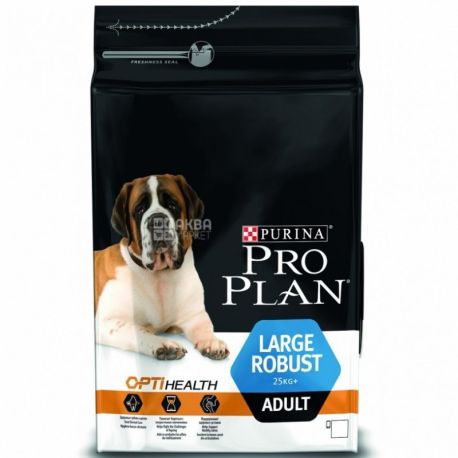 Pro Plan, 3 кг, корм для собак больших пород, Adult, Chicken