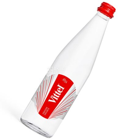 Vittel, Вода минеральная негазированная, 0,5 л, стекло, стекло