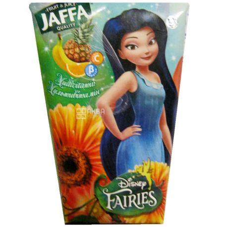 Jaffa, Disney Fairies, Мультивітамін, 0,125 л, Джаффа, Дісней Фейріс, Нектар натуральний, дітям від 3-х років