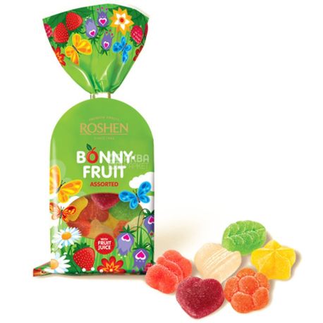 Roshen, 250 г, желейные конфеты, Bonny fruit