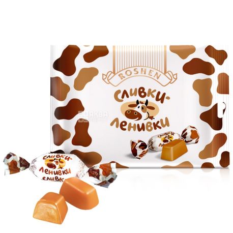 Roshen, 200 г, конфеты ирис, Сливки-ленивки