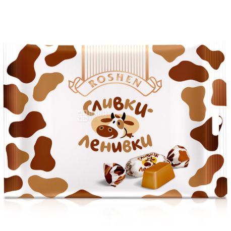 Roshen, 200 г, конфеты ирис, Сливки-ленивки