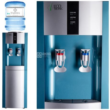Ecotronic H1-L Silver, кулер для води підлоговий