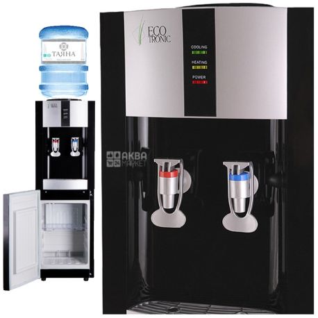 Ecotronic H1-LCE Black, кулер для води підлоговий