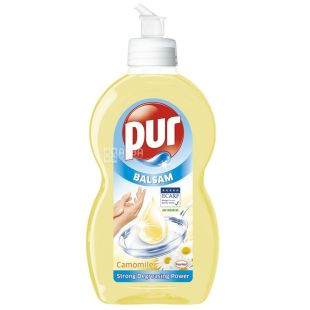 Pur, 450 мл, бальзам для мытья посуды, ромашка